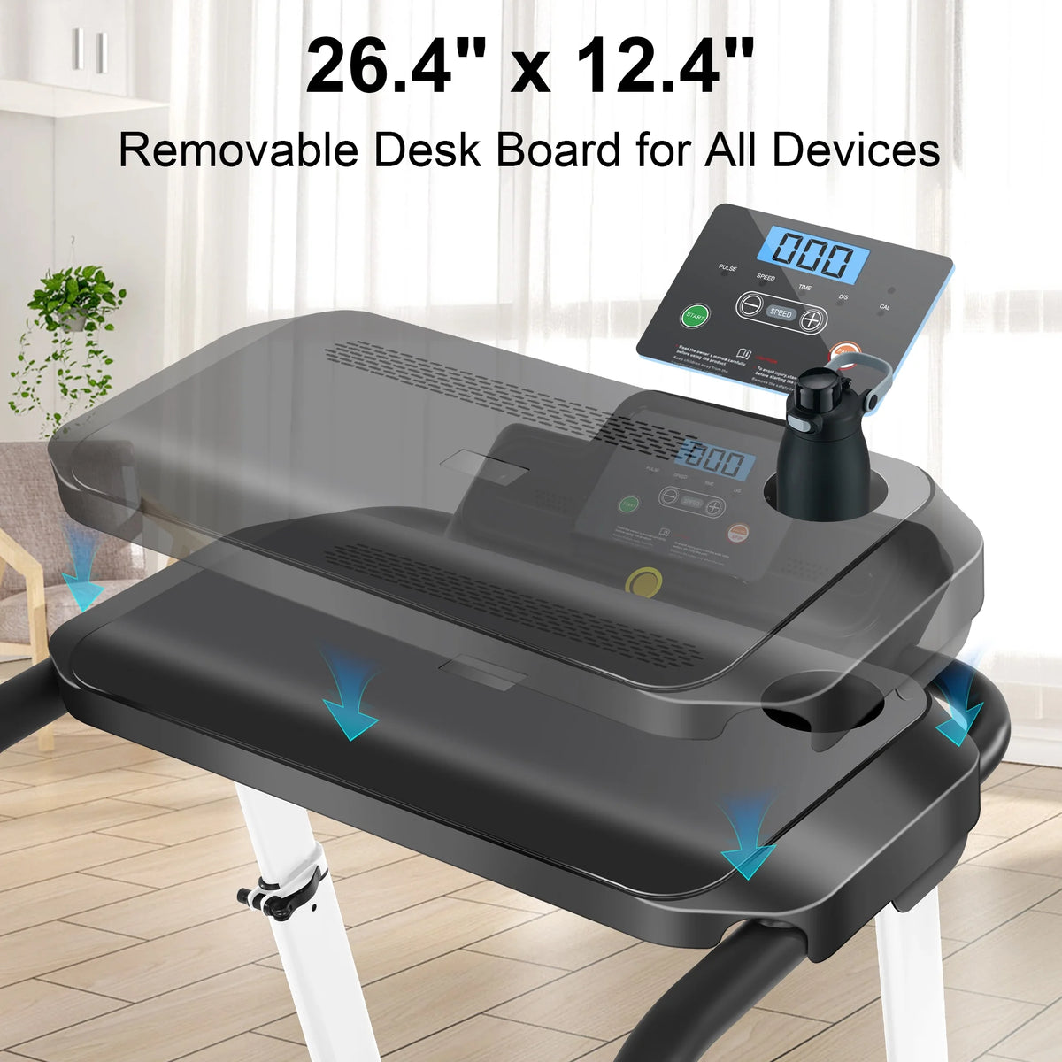2.5 HP Portable Folding Treadmill with Incline N48270