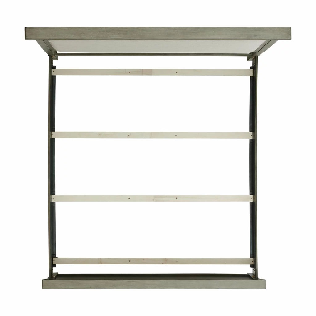 King Grey Wood Panel Bed B52591