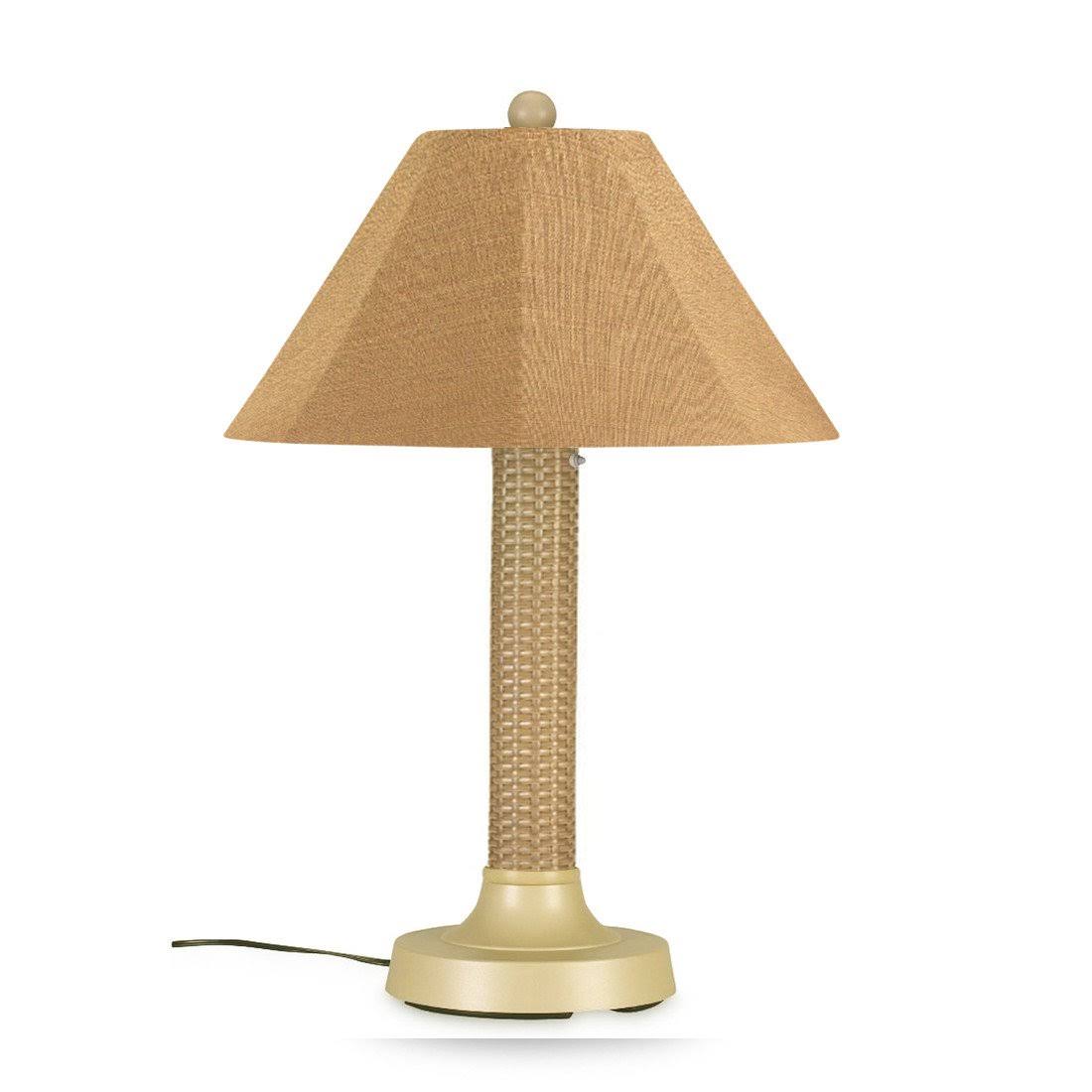 34x22 Table Lamp with Wicker Body V90971