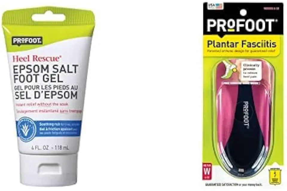 Epsom Salt Foot Gel 4 Ounce Orthotic Insoles S483
