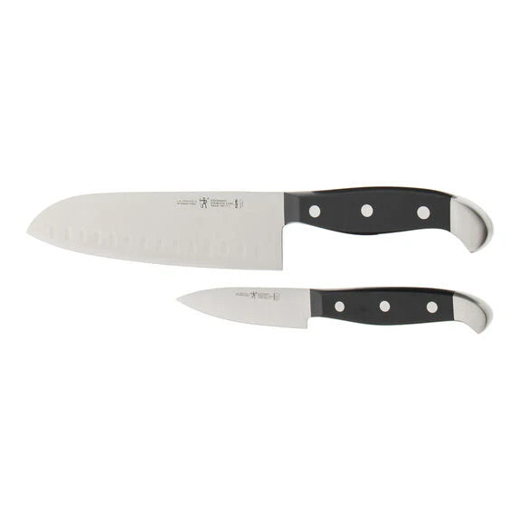 2pc Asian Knife Set (7 Santoku & 3 Paring) B635