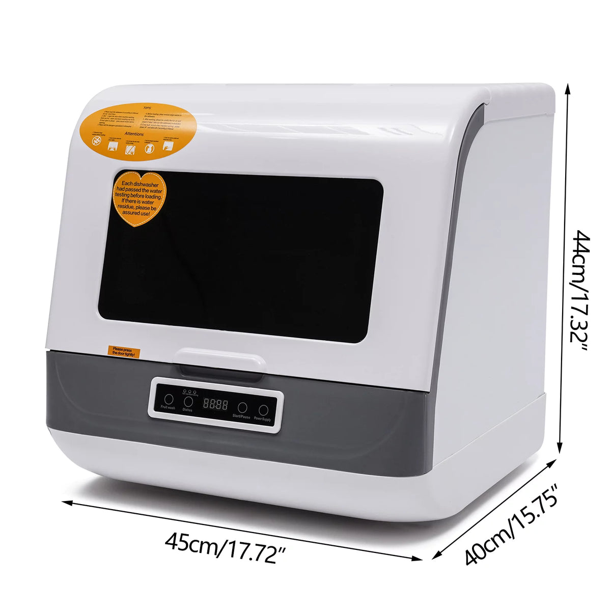 Portable Countertop Dishwasher with 3 Washing Programs F81293