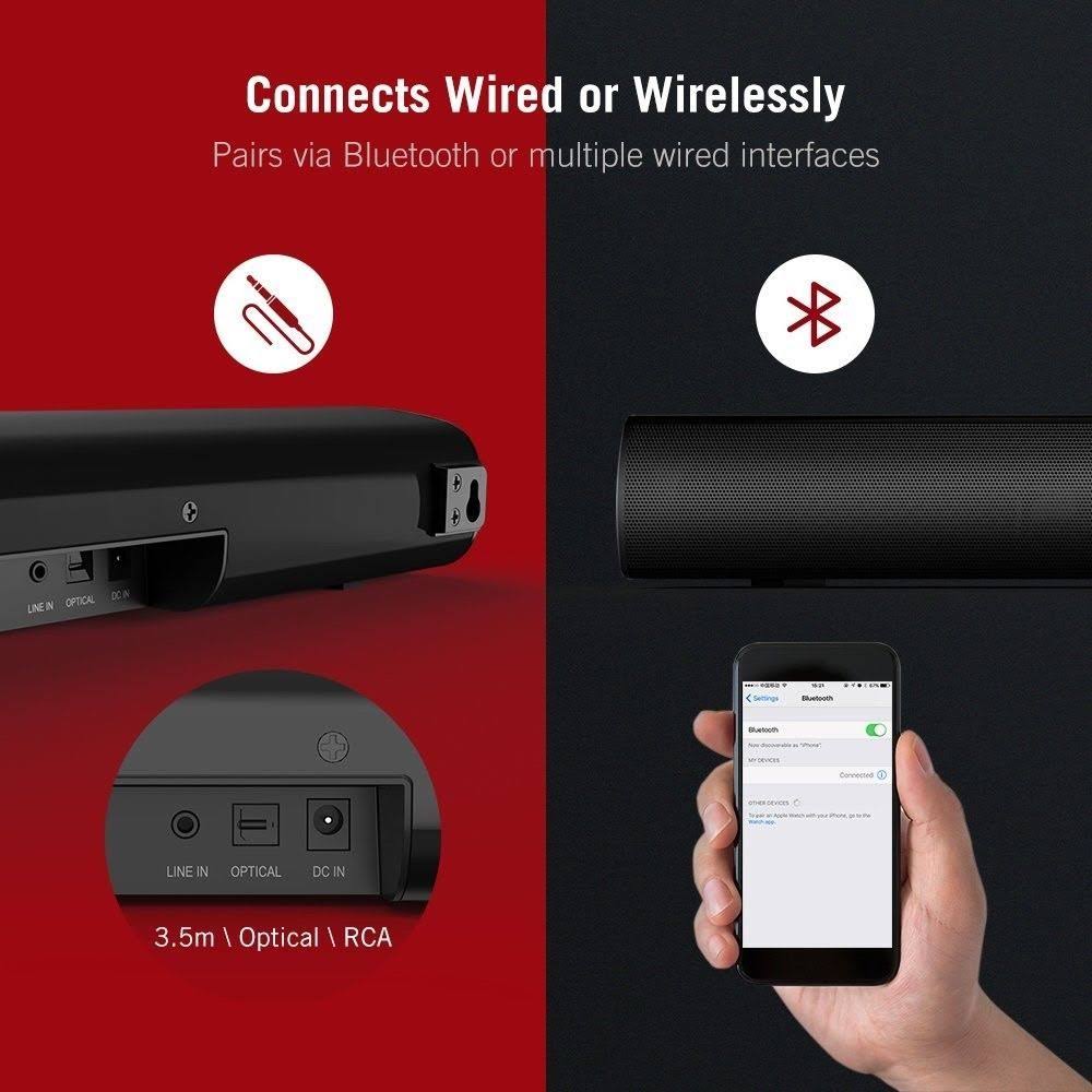 25-Inch Bluetooth Soundbar with Optical Cable S1460