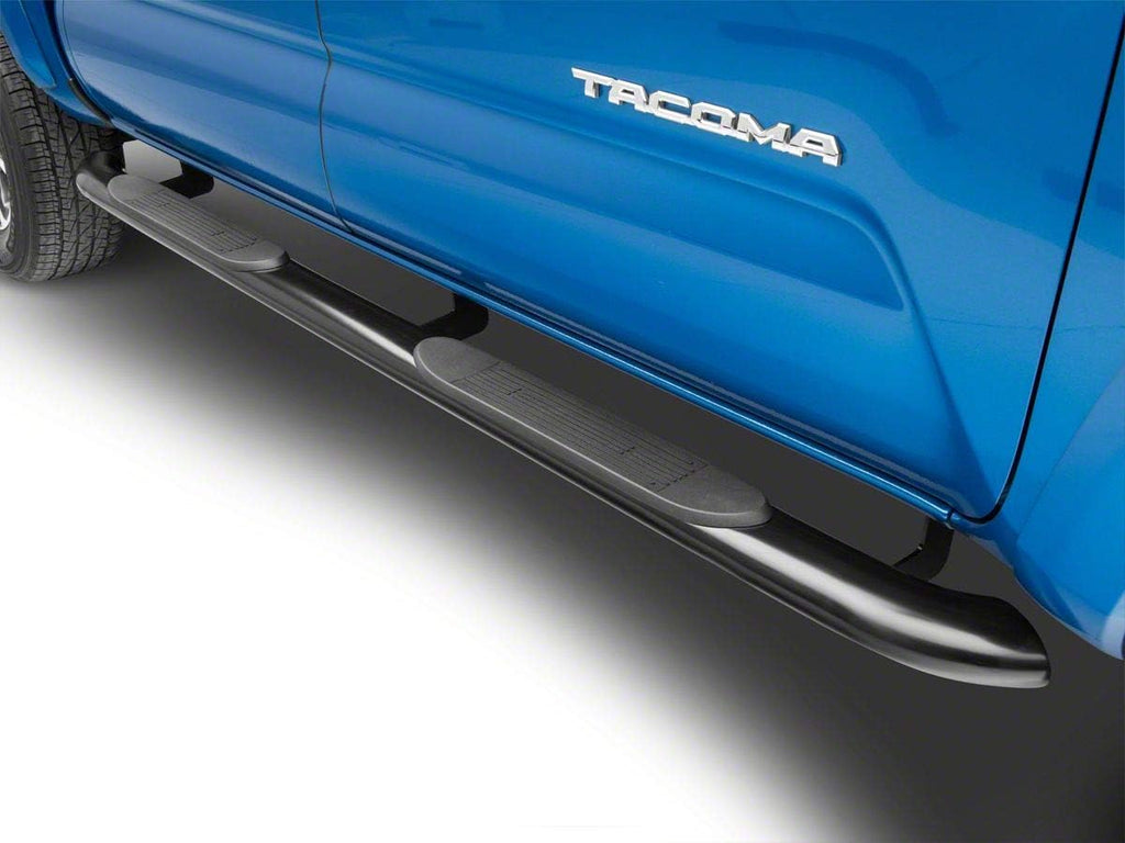 Black Oval Bent End Side Step Bars W978093