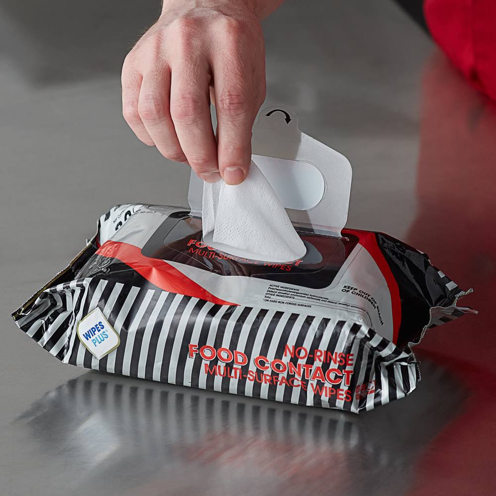 Food Contact Sanitizing Wipes 12/Case B15326