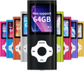 Black Slim 1.8 LCD Mp3 Mp4 Media Player S2132