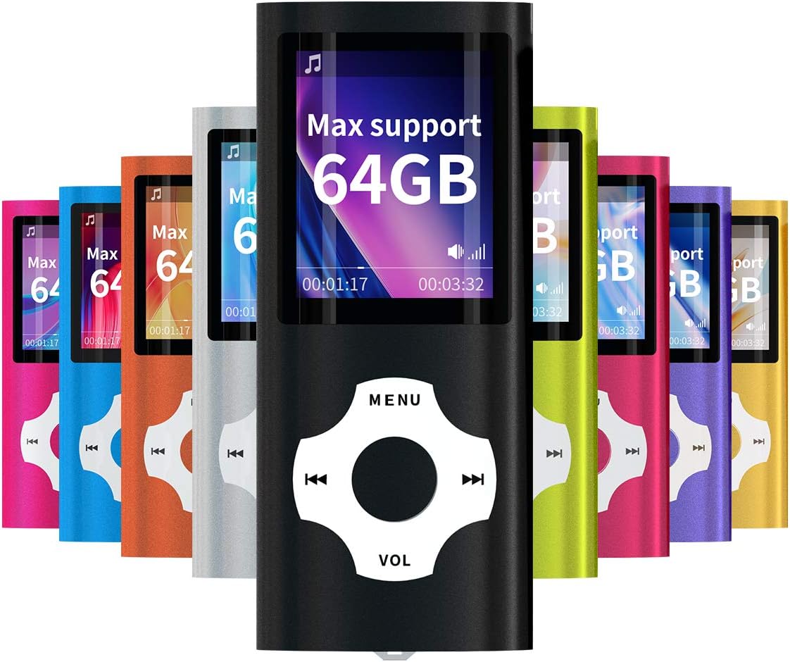 Black Slim 1.8 LCD Mp3 Mp4 Media Player S2132