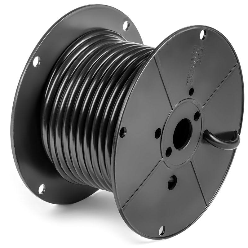 50 Feet Black 4 AWG Battery Cable D6537