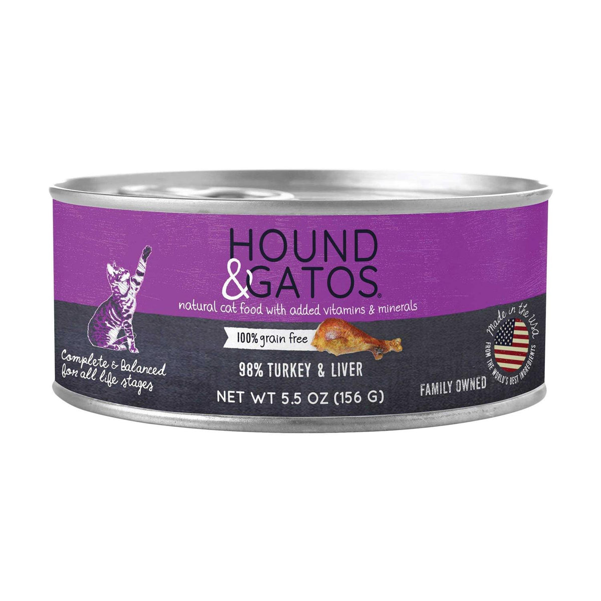 Canned Cat Food 5.5oz Liver B4471