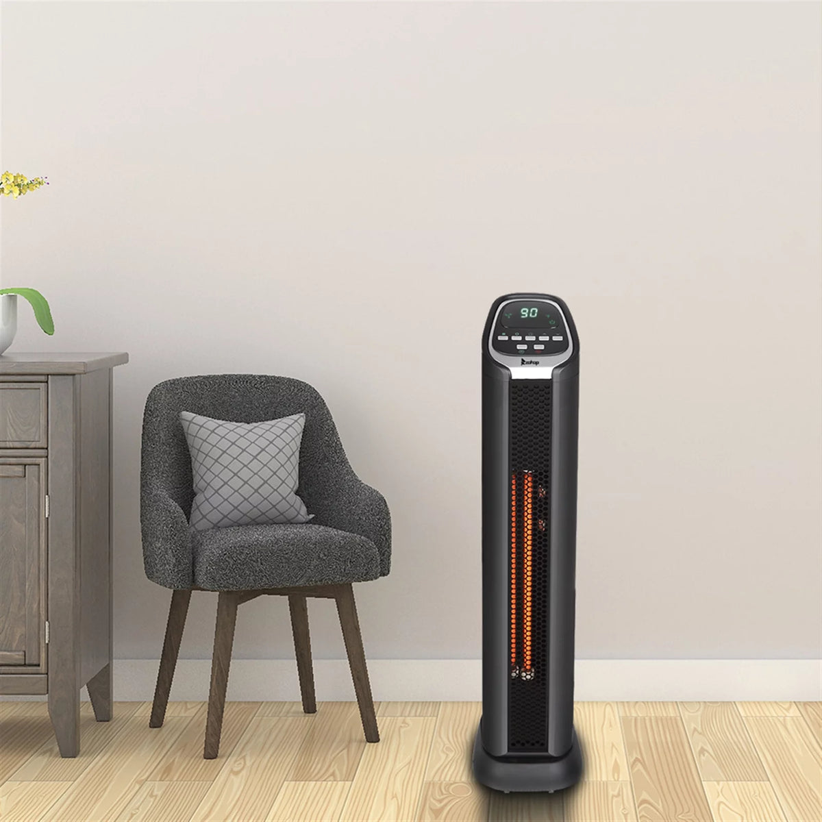 24'' 1500W Adjustable Electric Space Heater O145327