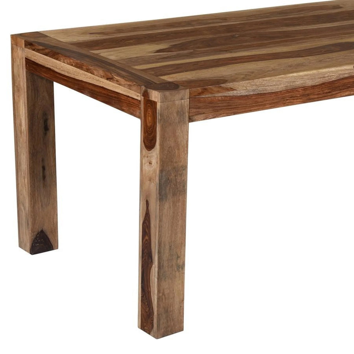 Dark Sheesham Rectangular Dining Table Z6813