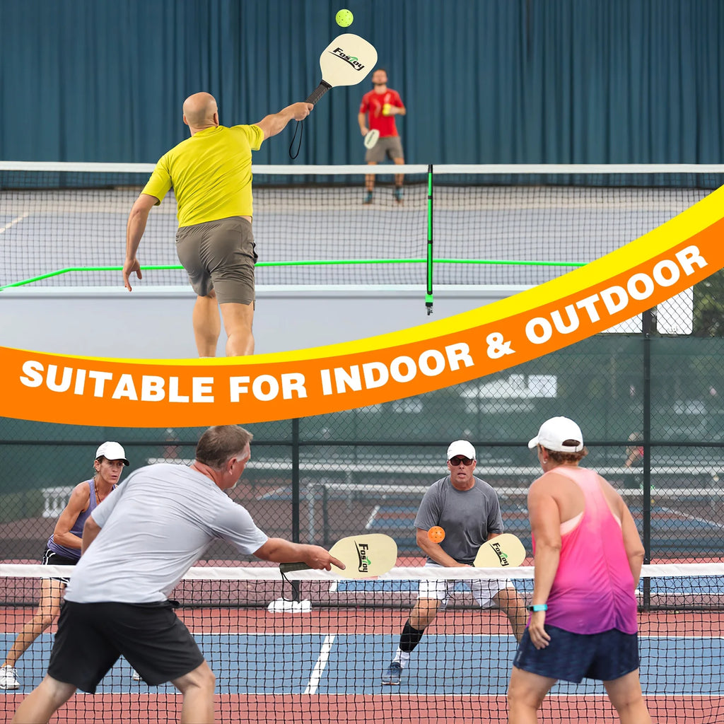 22 ft Portable Pickleball Net Set with Carrying Bag Q955356