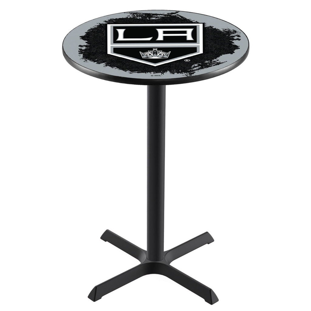 Black Wrinkle Pub Table 36 inch I750