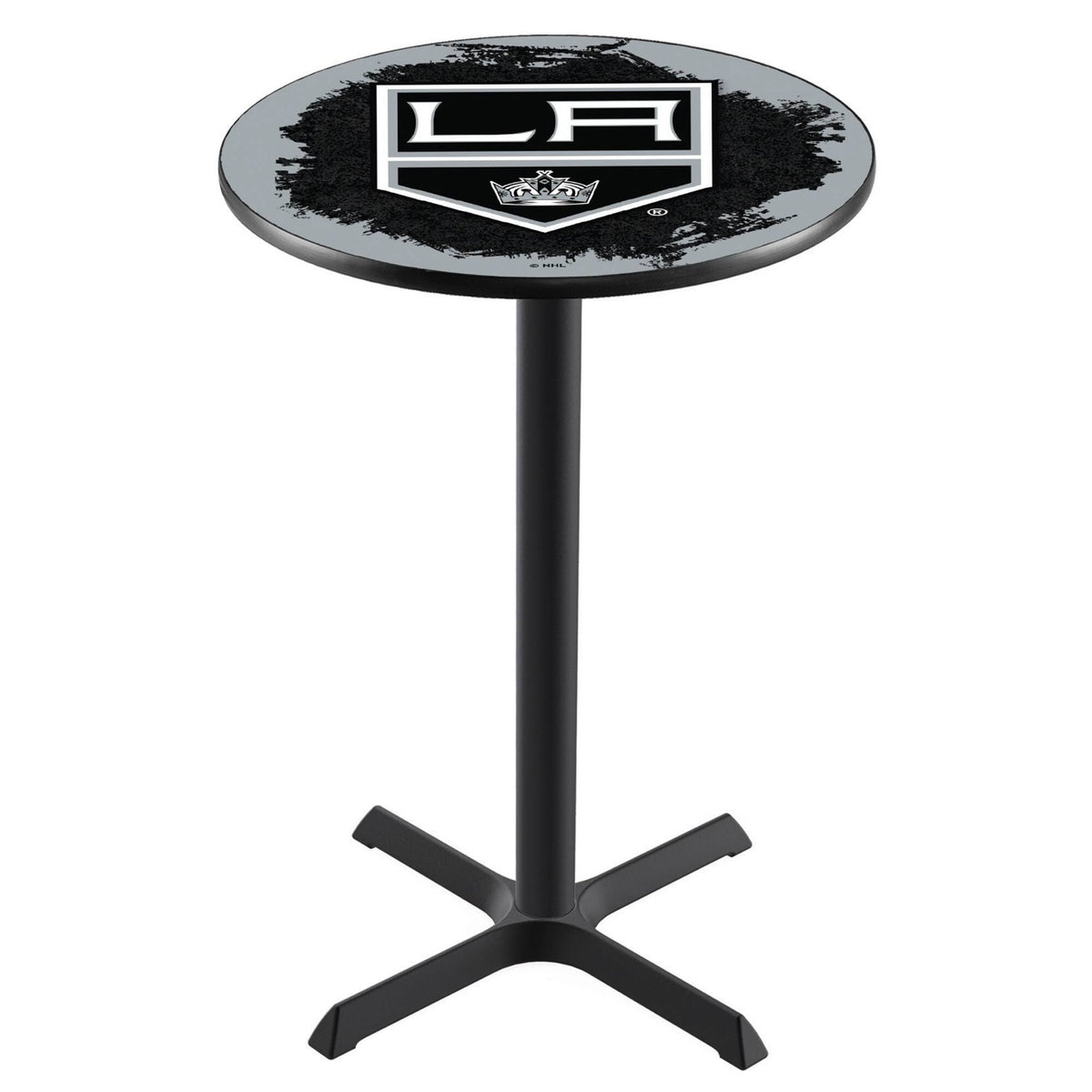 Black Wrinkle Pub Table 36 inch I750