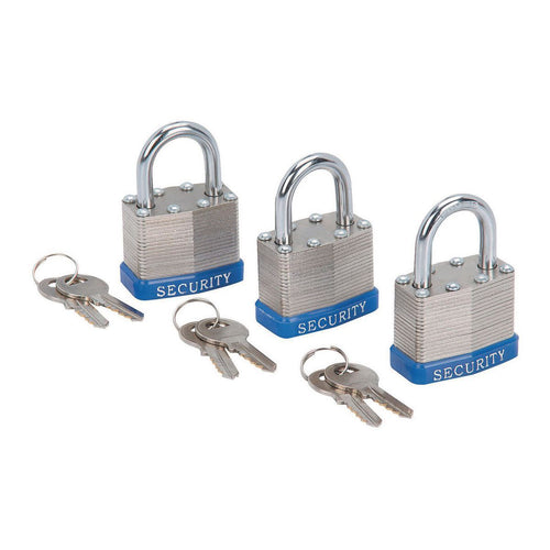 1-1/2 in. Keyed-Alike Padlocks, 3 Pack N867