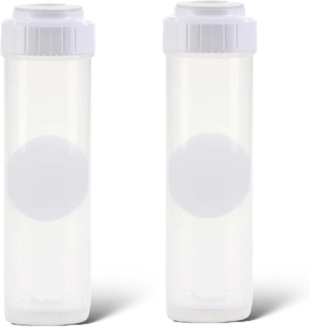 2 Pack Clear Standard Size Water Filter Cartridge 2.5 x 10 H98893