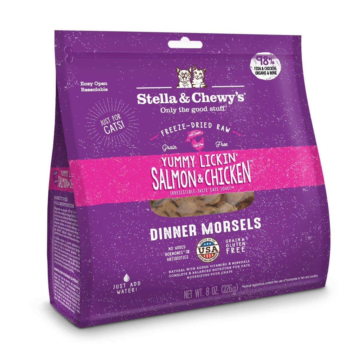 Freeze-Dried Salmon Chicken Cat Food X42090