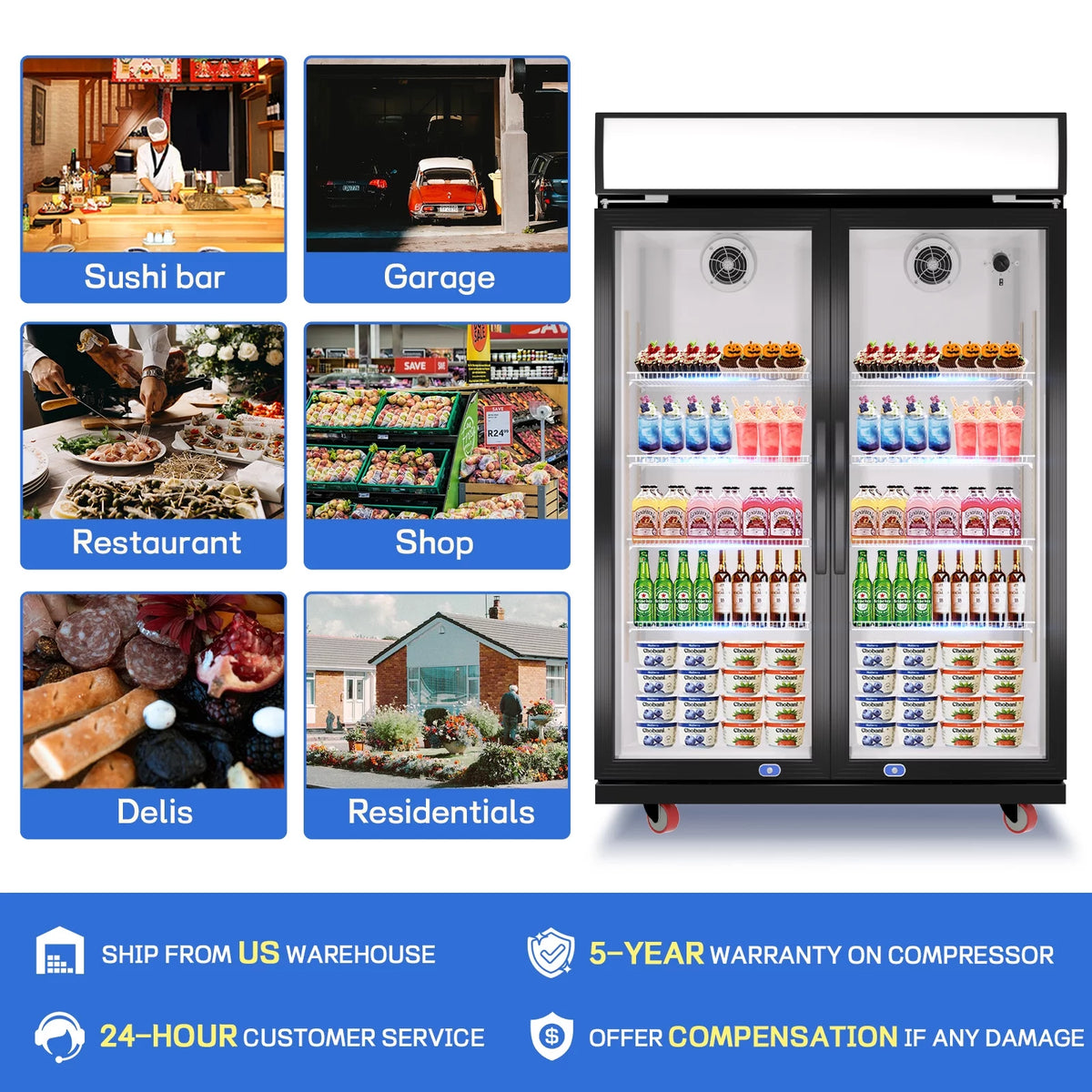 38.5 Cu.Ft Merchandising Refrigerator Q616