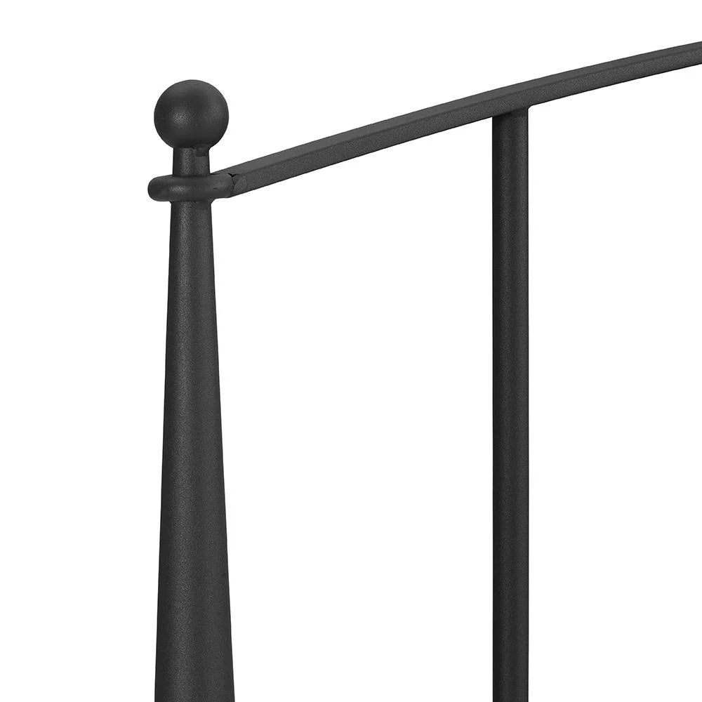 Black Full Queen Metal Spindle Headboard F399431