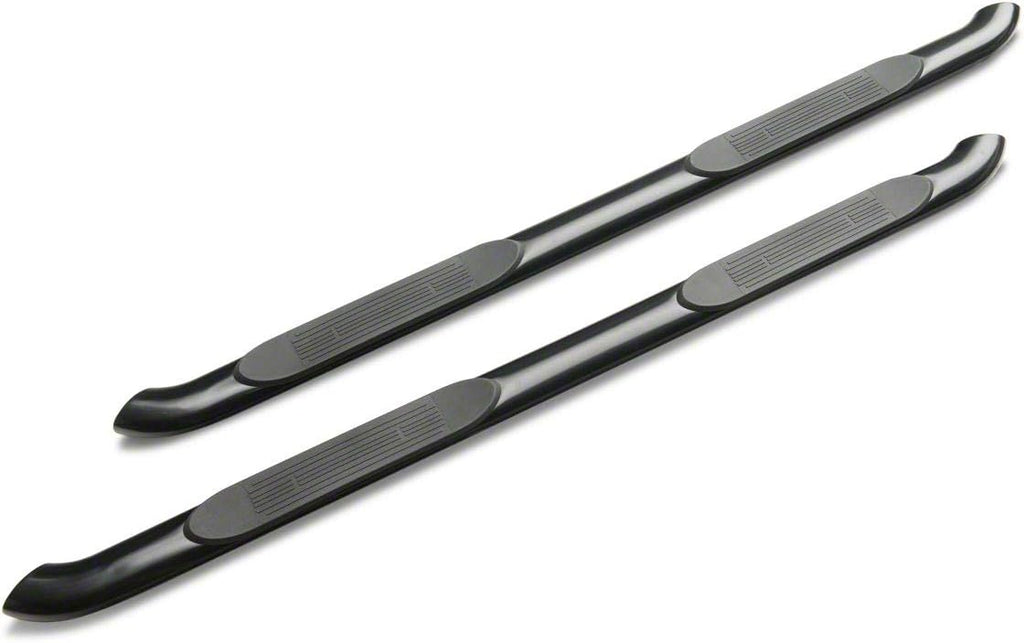 Black Oval Bent End Side Step Bars W978093