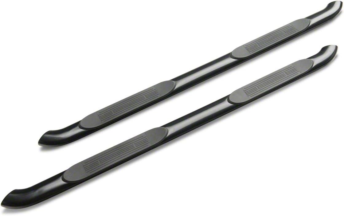 Black Oval Bent End Side Step Bars W978093