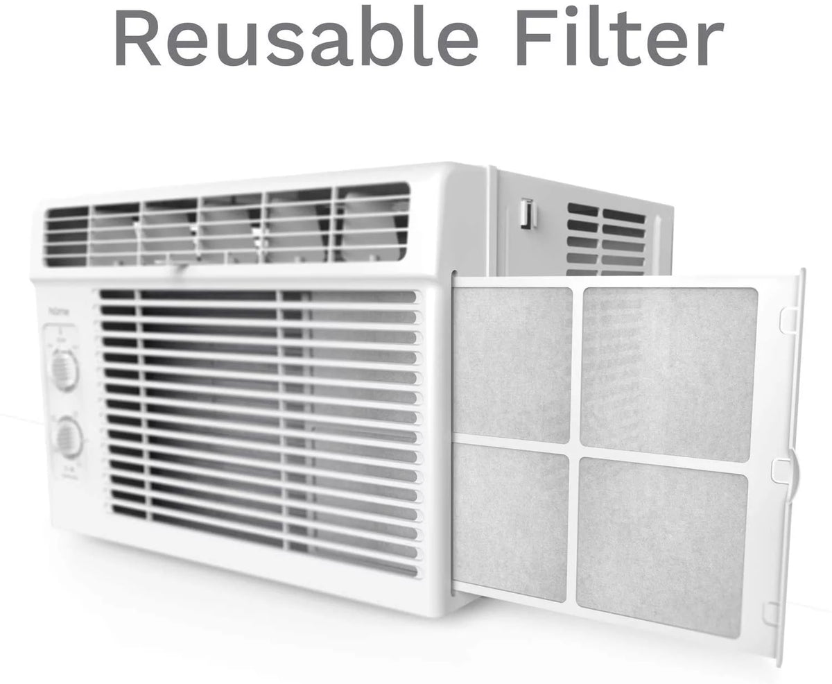 5000 BTU Compact Window Air Conditioner with Washable Filter L649425