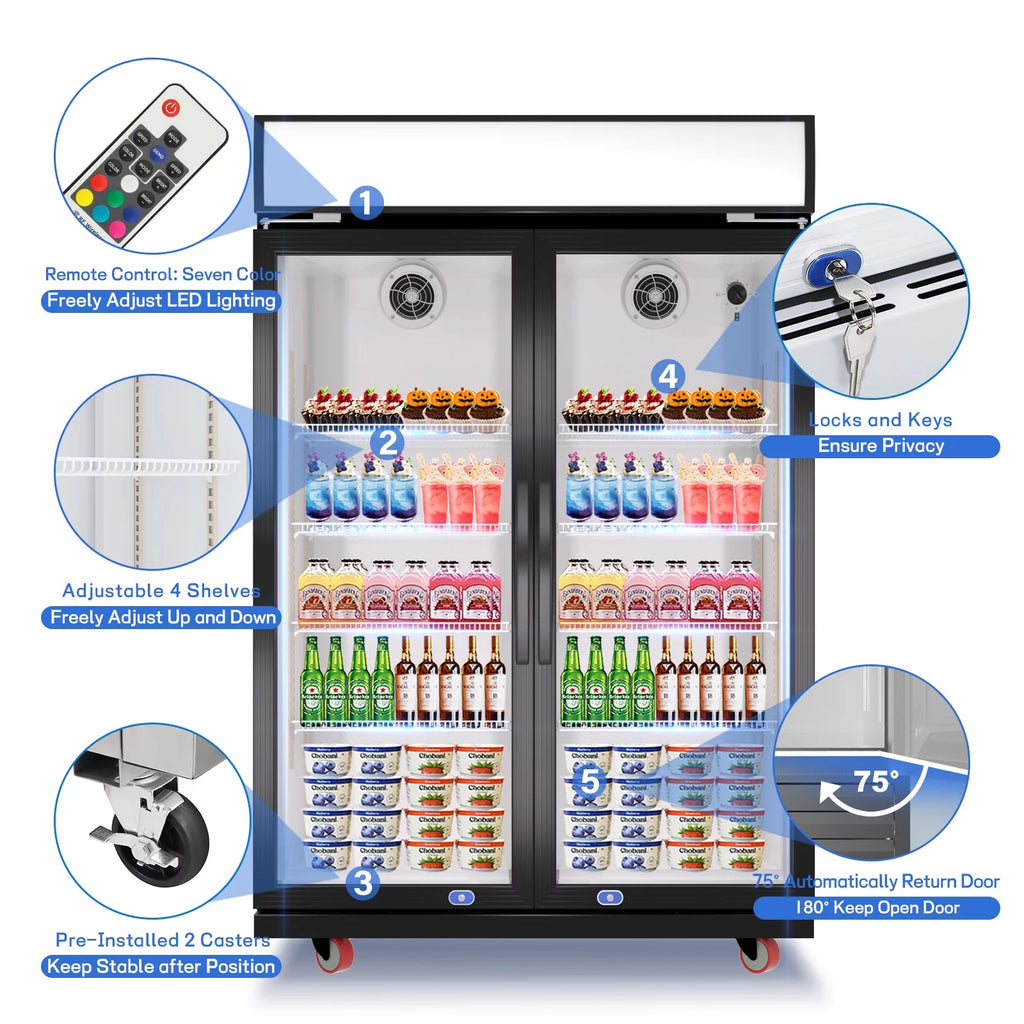38.5 Cu.Ft Merchandising Refrigerator Q616