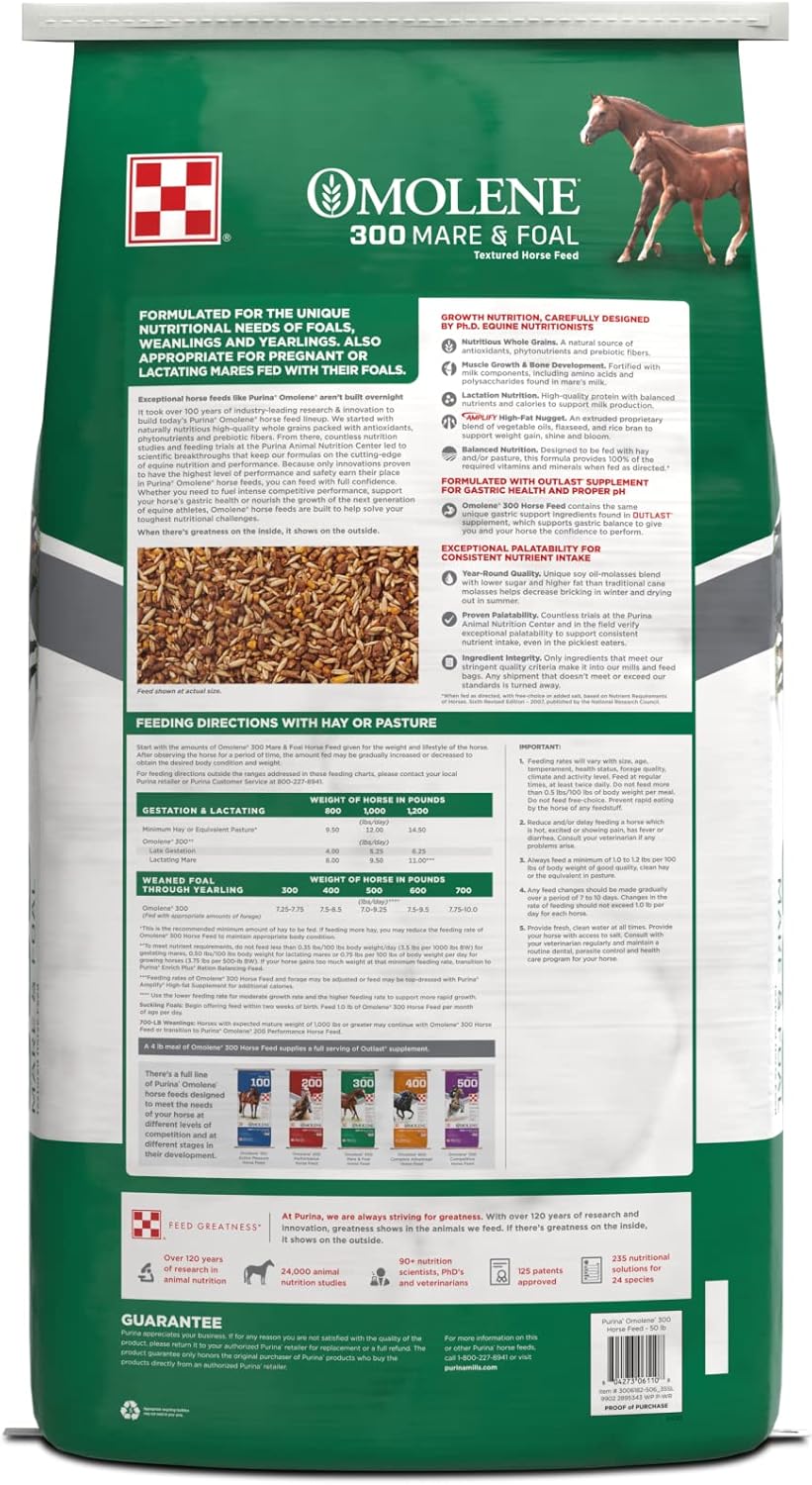 50 lb Horse Feed Bag Y696
