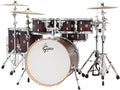 6-Piece Maple Shell Pack with 8" Tom Tom, Satin Deep Cherry Burst K9202
