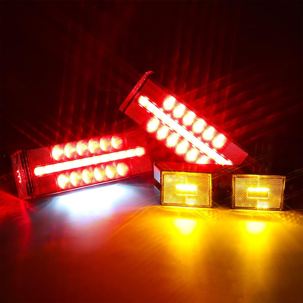 Submersible LED Trailer Light Kit, Waterproof Tail Lights H486032