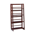 Wood Folding Bookcase in Walnut X28466