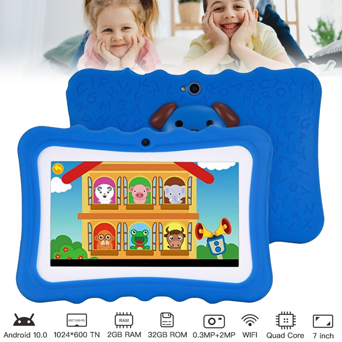 7" Kids Tablets 1GB ROM 16GB Storage D15141