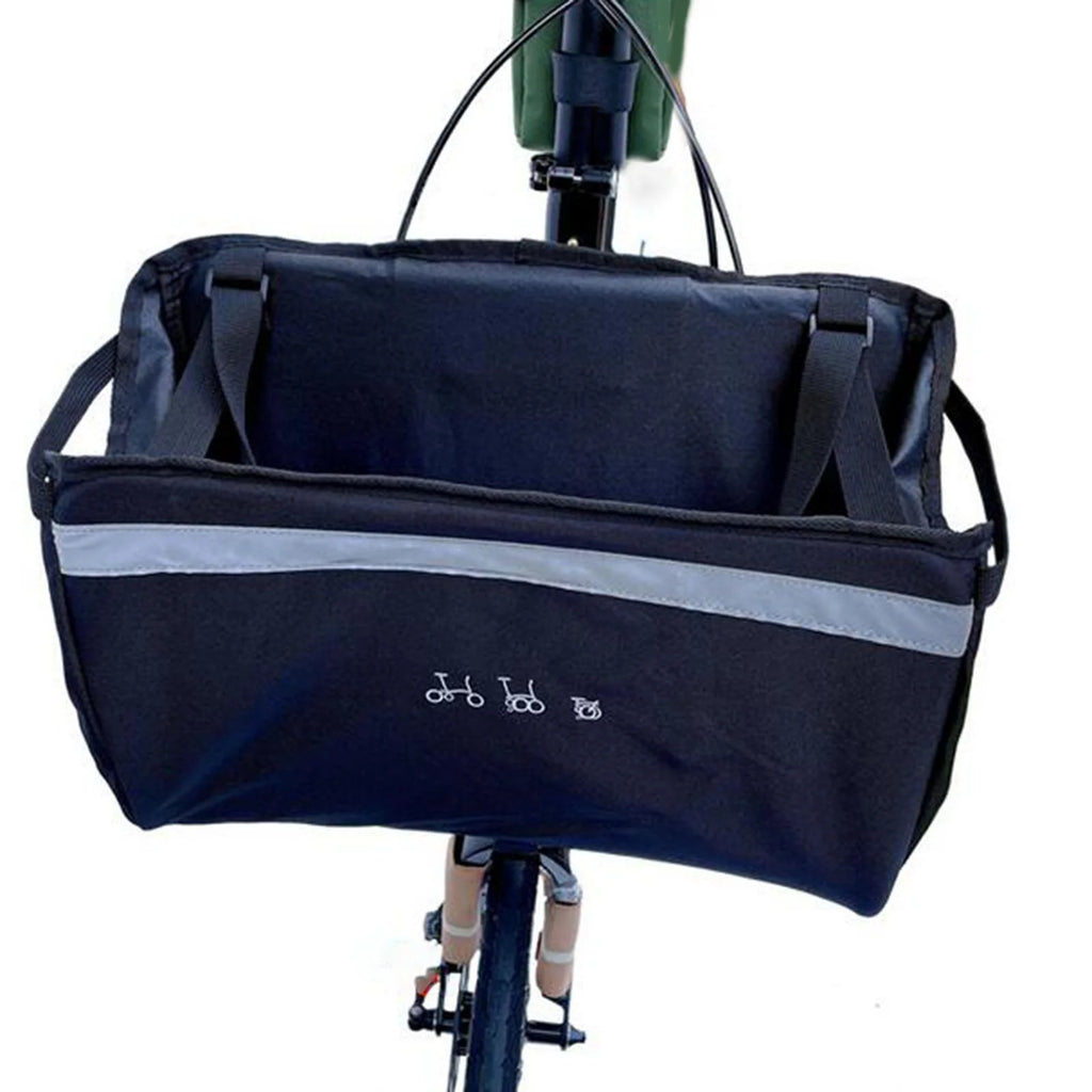 Folding Bike Basket with Rain Cover T590586