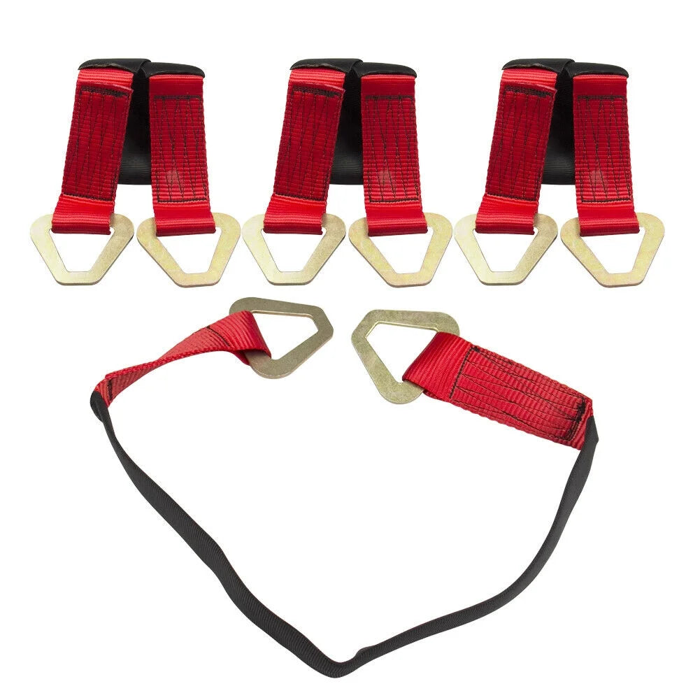 4 Pack 36" Axle Straps Wheel Tie Down U405