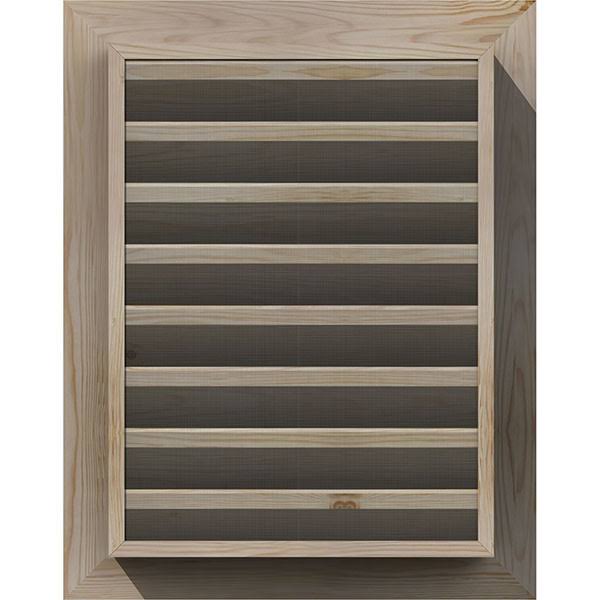 Vertical Gable Vent Unfinished Functional N892449
