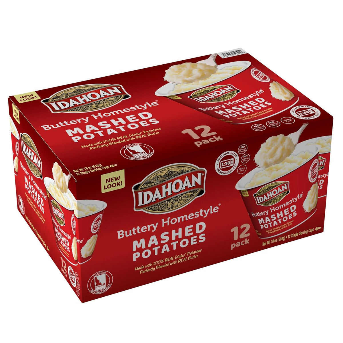 Buttery Homestyle Mashed Potatoes, 1.5 oz cup (12-Pack) B641990