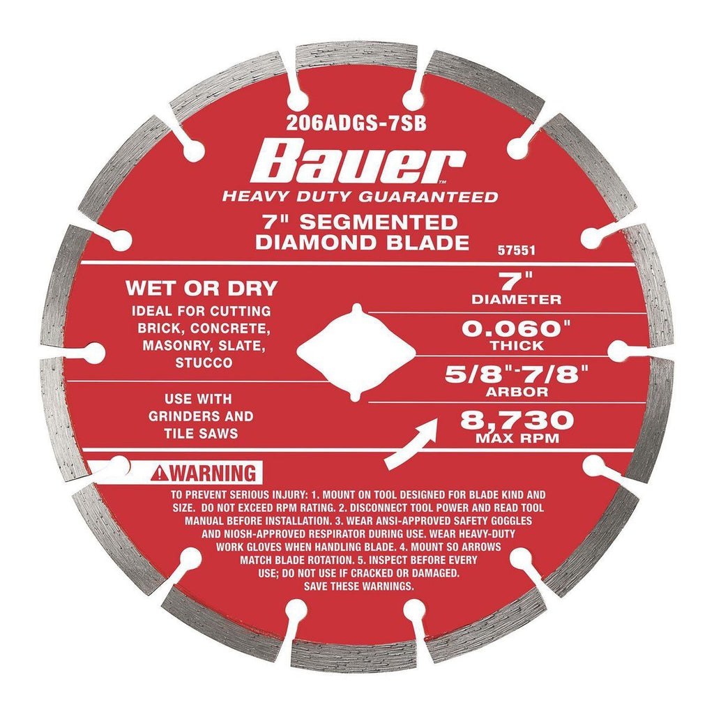 7 in. Segmented Diamond Blade V7316