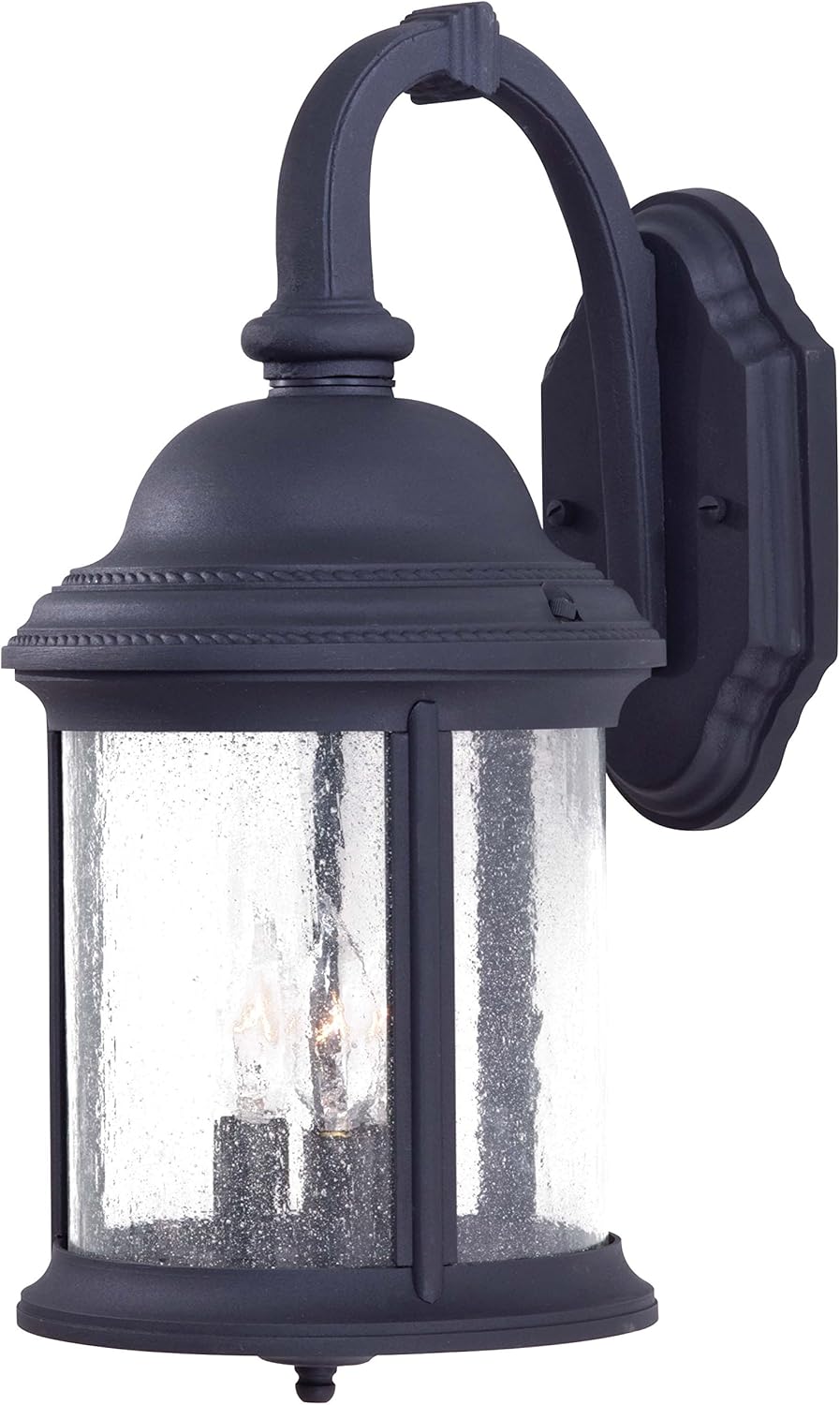 Black Cast Aluminum Outdoor Wall Light F665