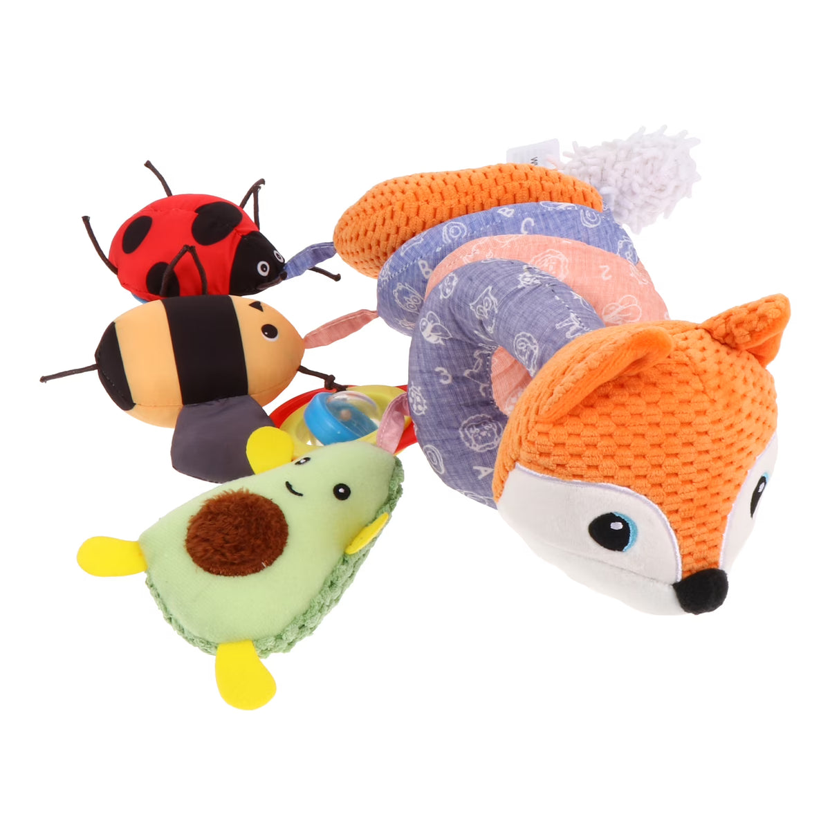 Fox Plush Stroller Crib Toy H6392