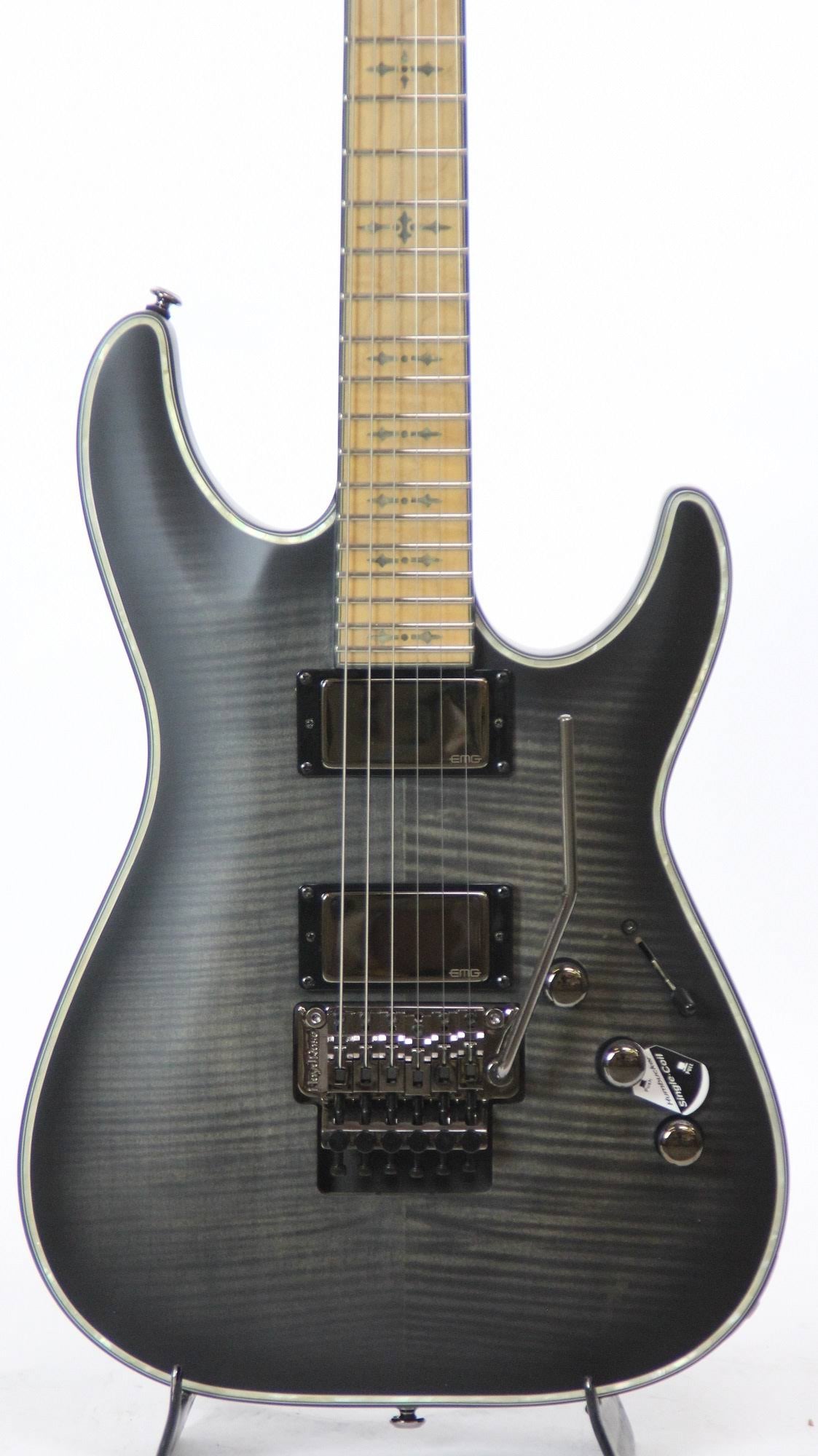 See-Thru Black Satin Electric Guitar B603738