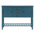 Green 3 Drawers Console Table D28658