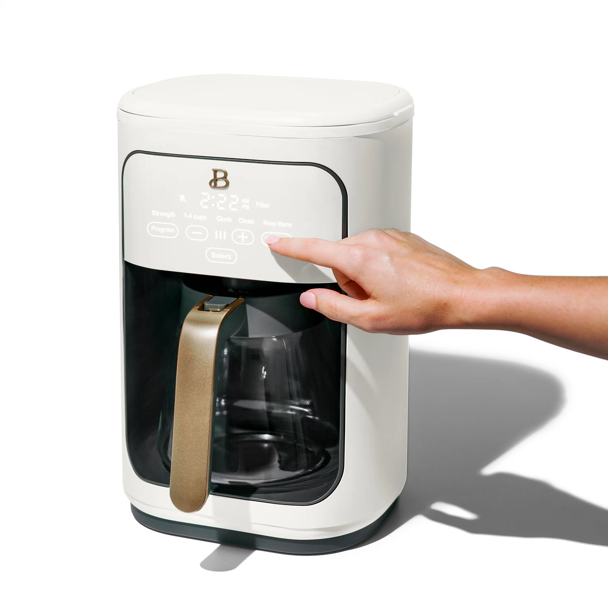 14-Cup Programmable Drip Coffee Maker with Touch-Activated Display N76738
