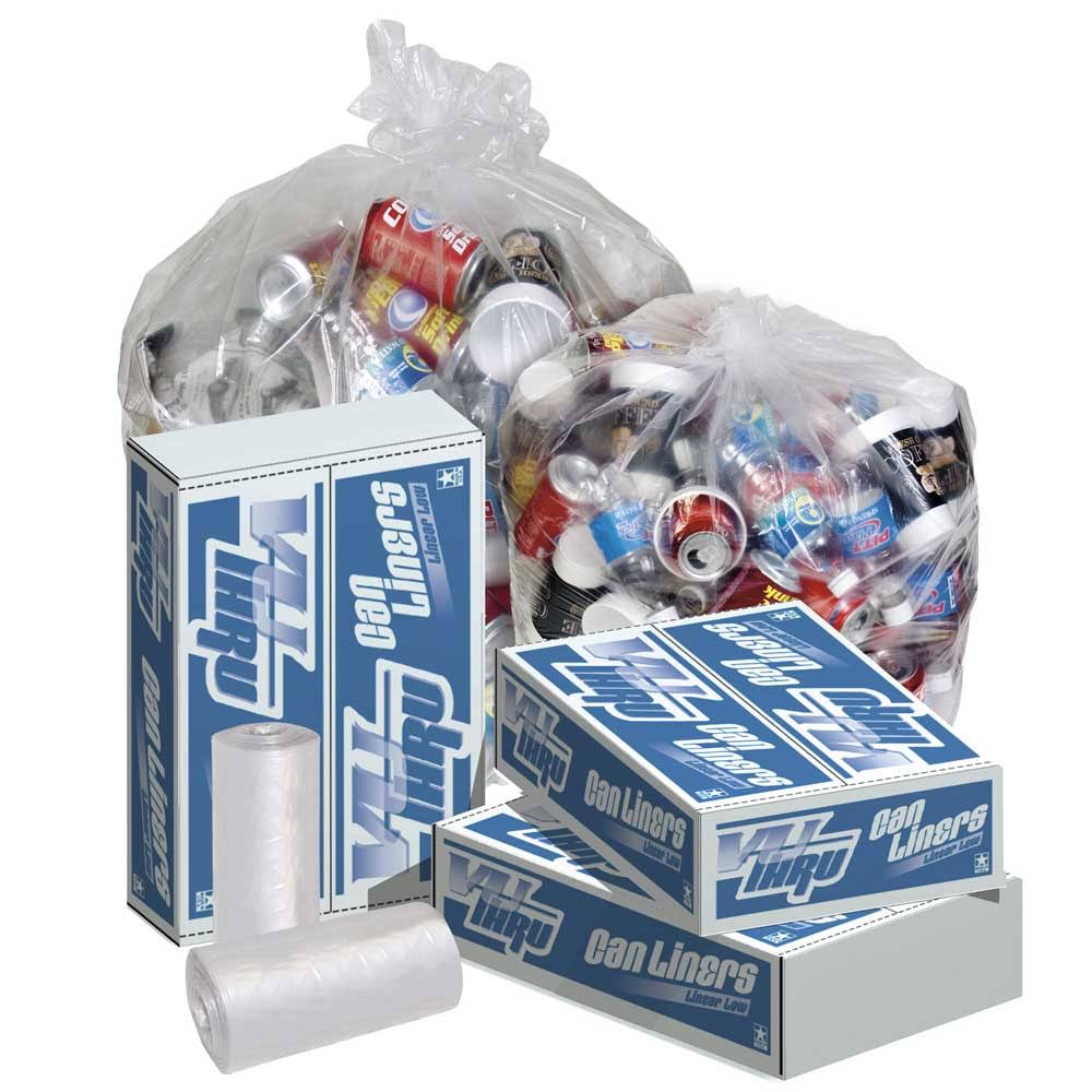 Clear Perforated Can Liner Roll Y2023