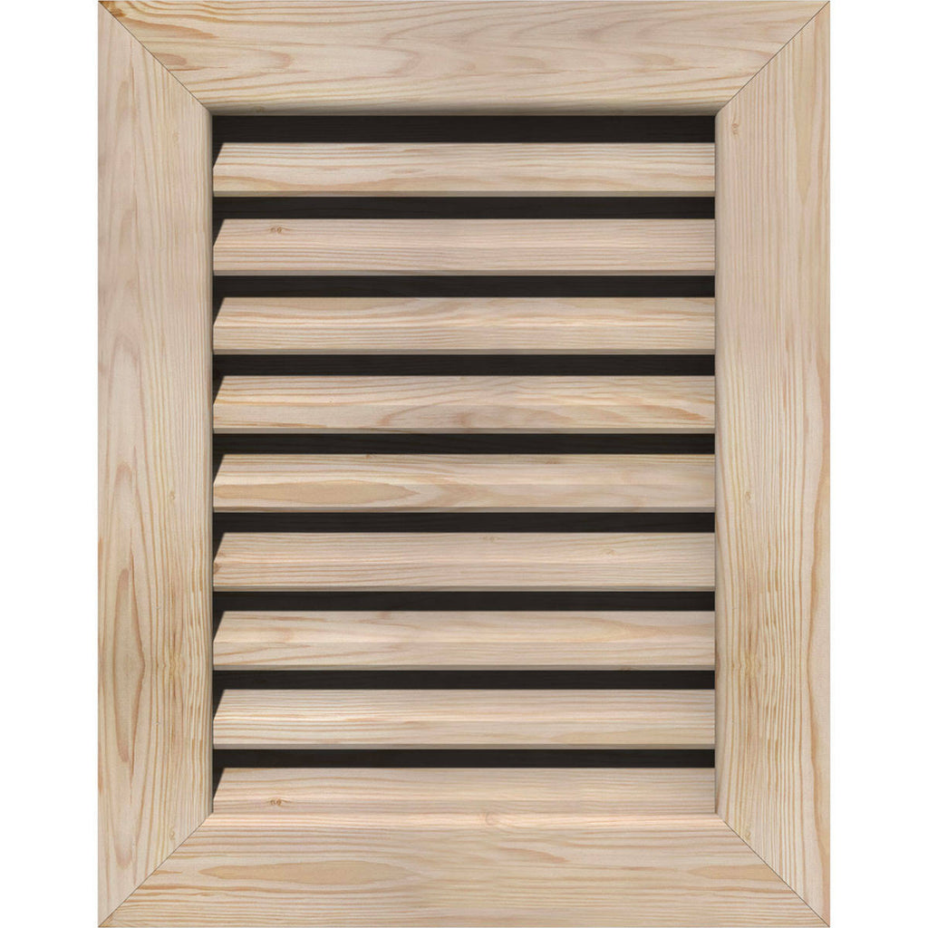 Vertical Gable Vent Unfinished Functional N892449