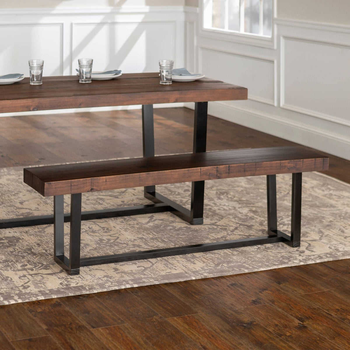 Solid Wood Dining Bench A703