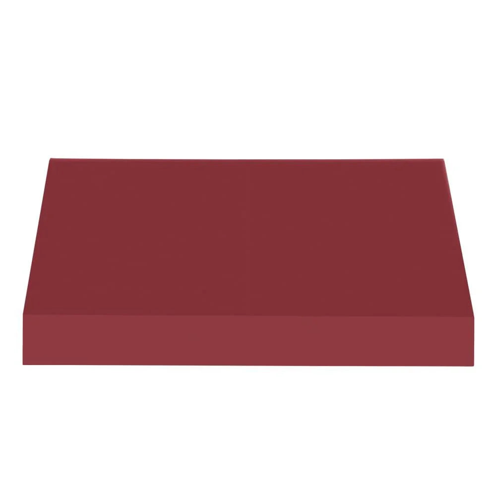 Burgundy Acrylic Fabric Fixed Awning D829