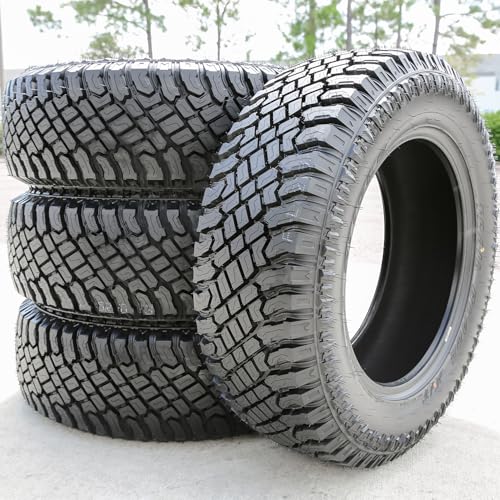 35X12.50R20LT All-Terrain Mud Light Truck Radial Tire Black Side Wall K16147