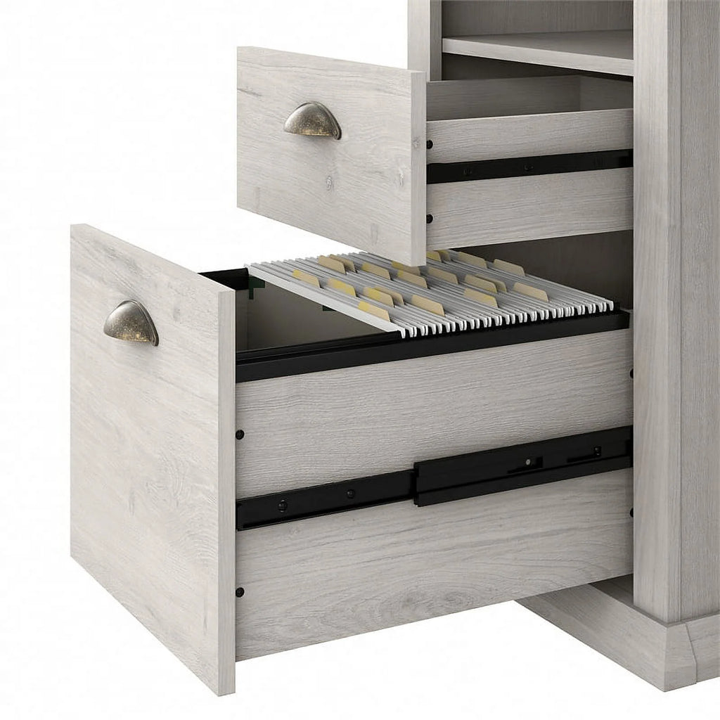 L Shaped Desk with Storage L405770