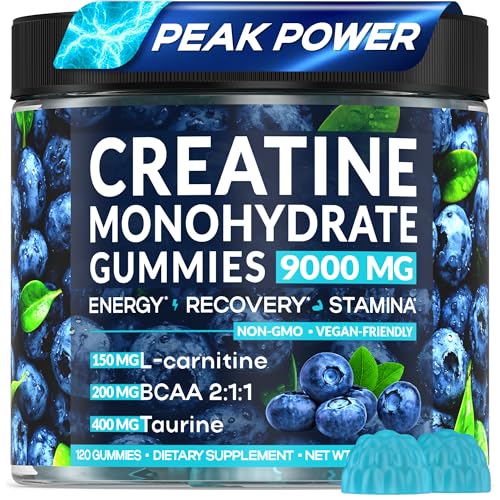 Creatine Monohydrate Gummies 9000 mg, 120 Count K97666