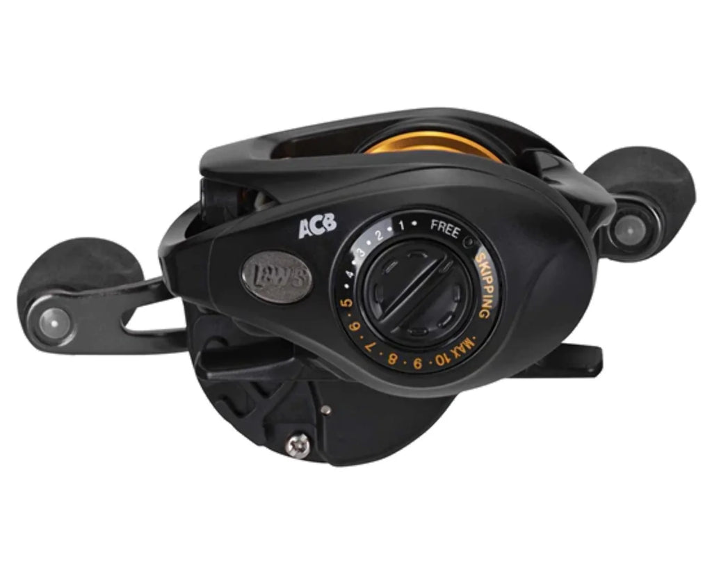 Black 7.5:1 Gear Ratio Spinning Reel V6096